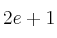 2e+1