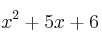 x^2+5x+6