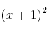 (x+1)^2