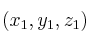 (x_1,y_1,z_1)