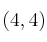 (4,4)
