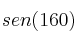 sen(160)