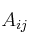 A_{ij}