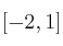 [-2,1]