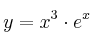 y = x^3 \cdot e^x