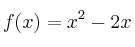 f(x)=x^2-2x