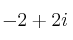 -2+2i