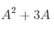 A^2+3A