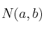 N (a,b)