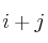 i+j