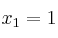 x_1=1