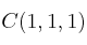 C(1,1,1)