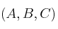 (A,B,C)