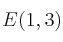 E(1,3)