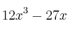 12x^3-27x