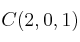 C(2,0,1)