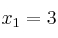 x_1=3