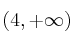 (4,+\infty)