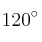 120^\circ