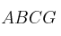 ABCG